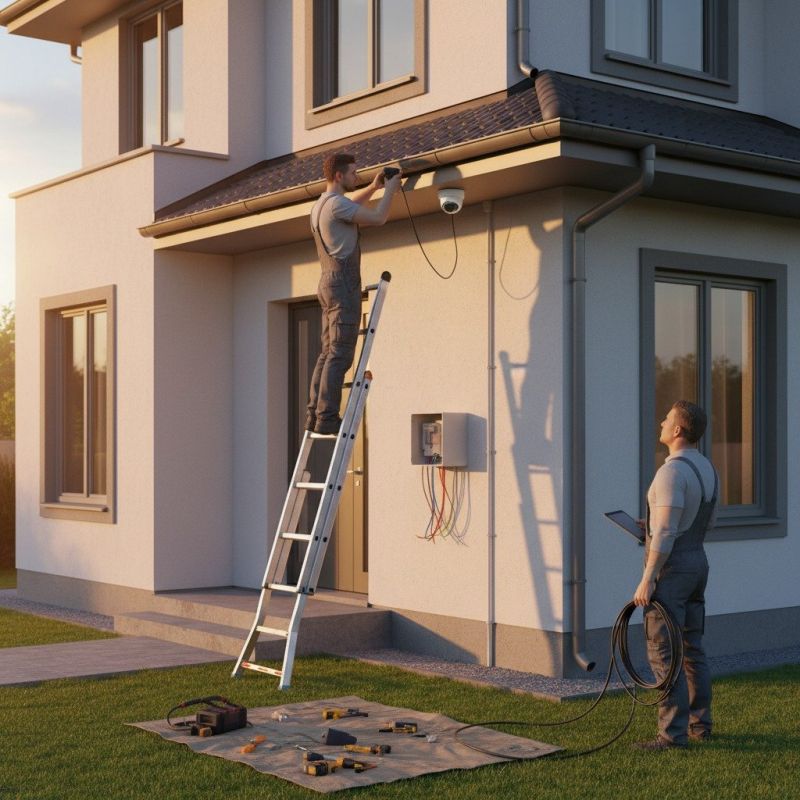 Security Camera Installation detail