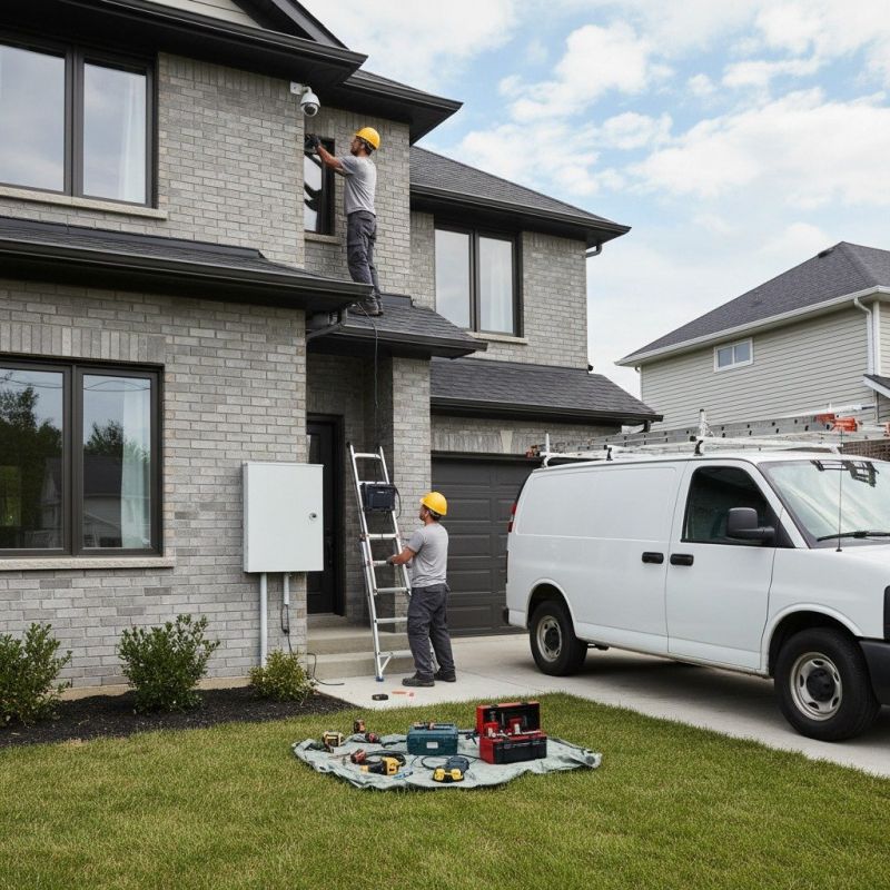 Security Camera Installation detail