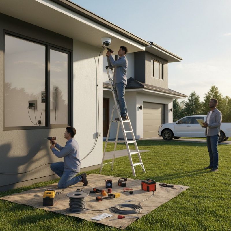 Security Camera Installation detail